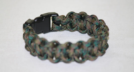 Woodland Camo Para Cord Bracelet