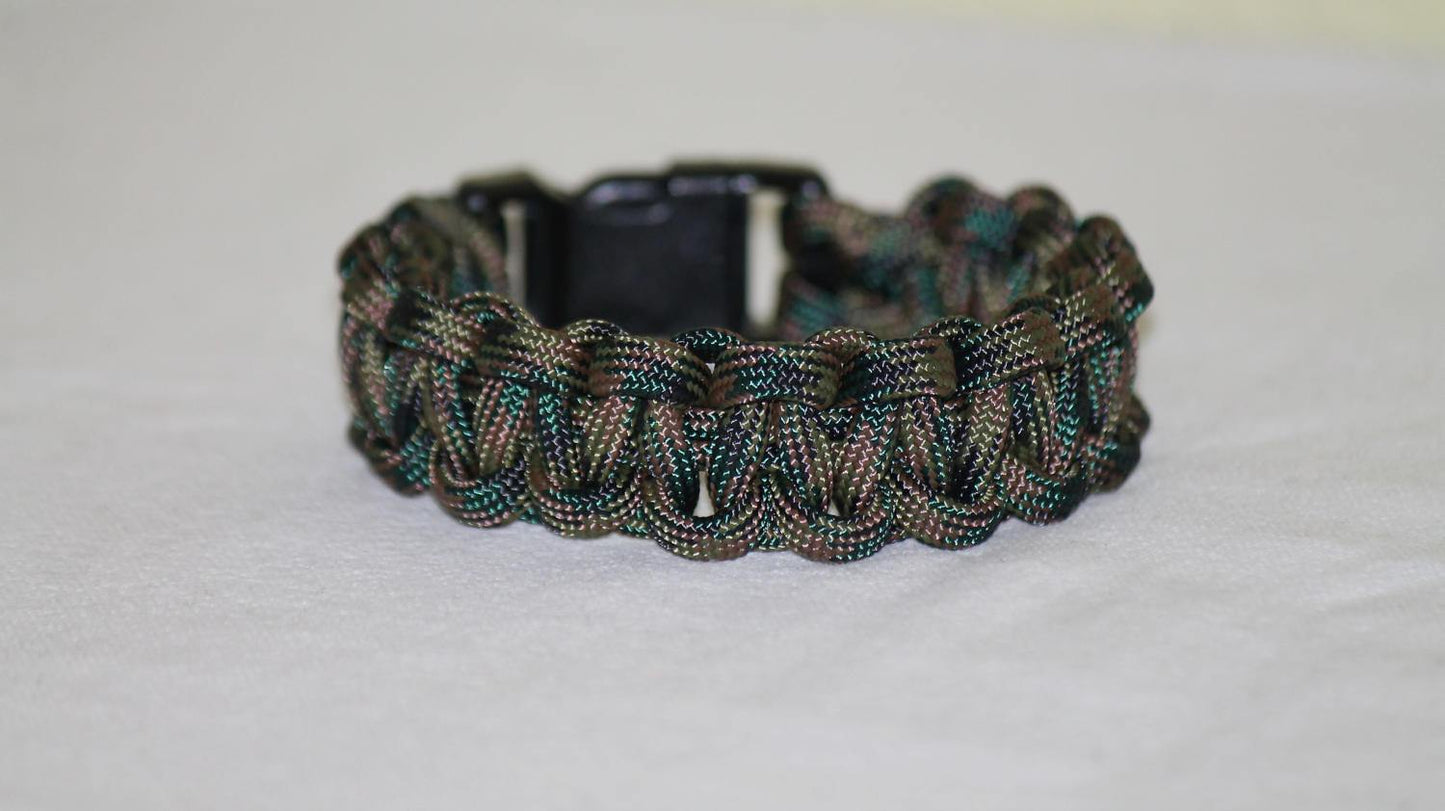 Woodland Camo Para Cord Bracelet