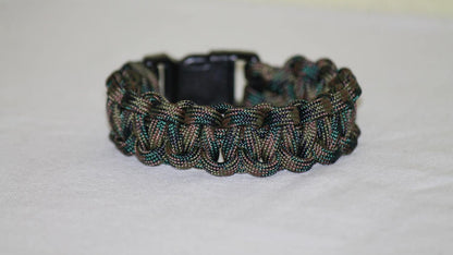 Woodland Camo Para Cord Bracelet