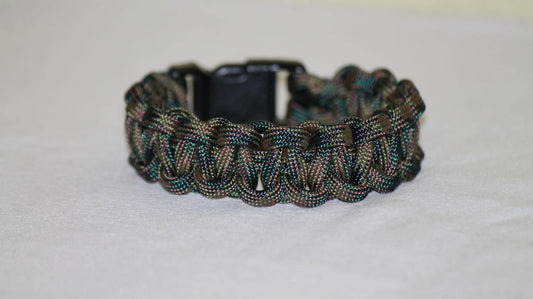 Woodland Camo Para Cord Bracelet