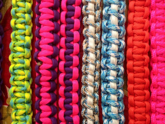 BULK CHARM SINGLE Color Lot of 10 Paracord Bracelets