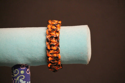 Halloween Zigzag Paracord Bracelet
