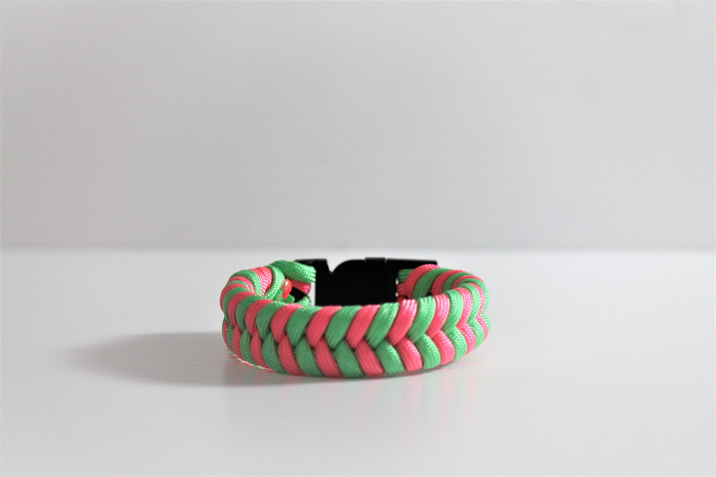 Fishtail Pink and Green Paracord